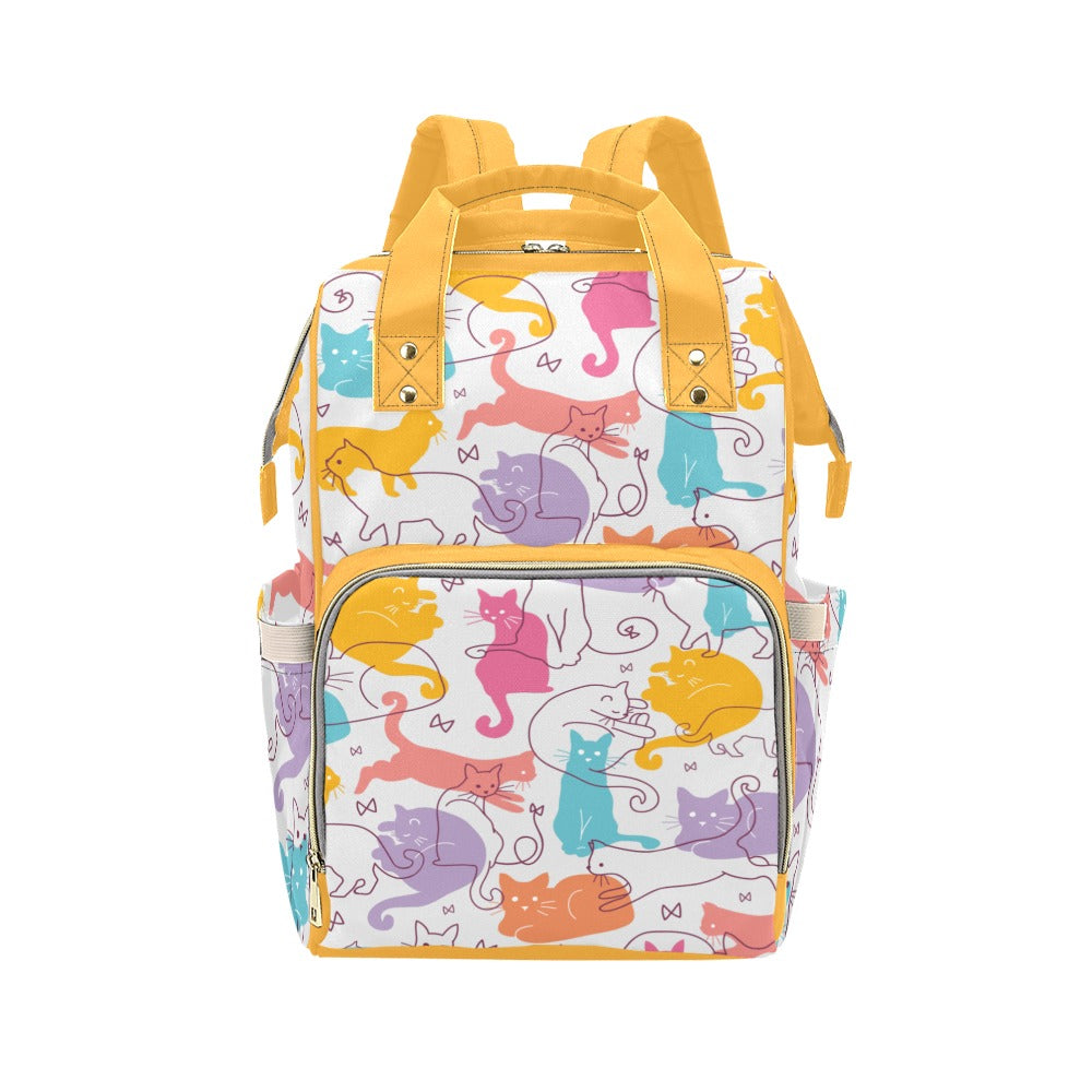 Cats Multipurpose Backpack/Diaper Bag