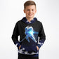 Dark Blue Hockey Kids Hoodie