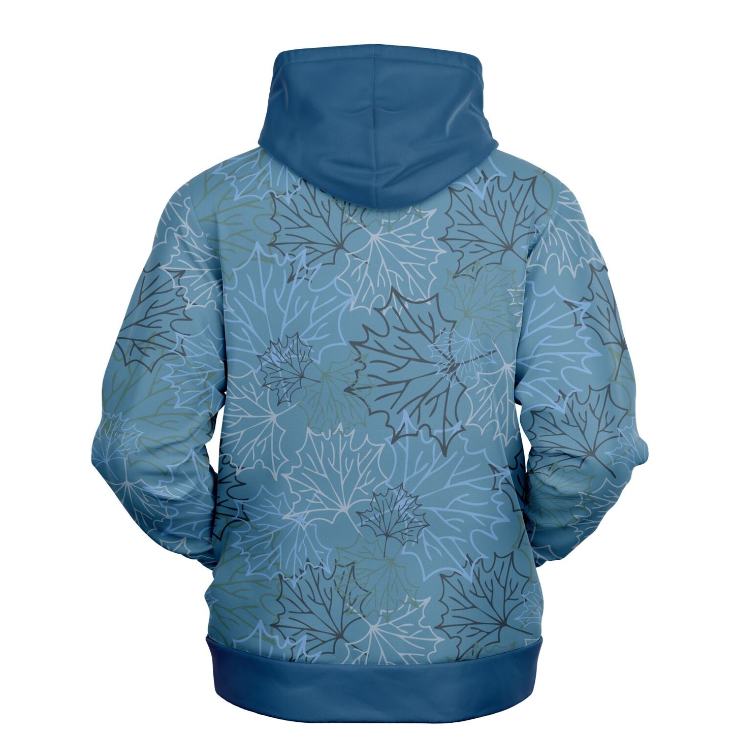 Blue Leaves Premium Hoodie Unisex