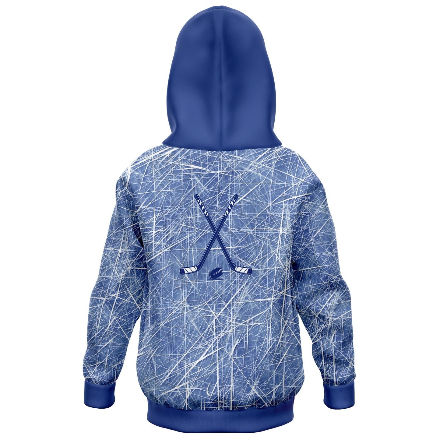 Blue Ice Hockey Kids Hoodie
