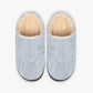 Silver Leaves Fluffy Bedroom Slippers
