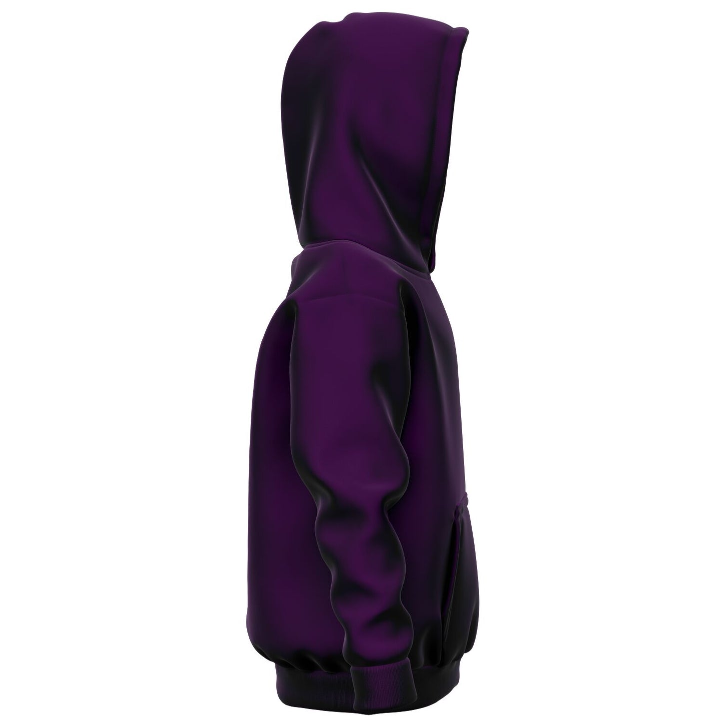 Purple Gymnast Girl Kids Hoodie