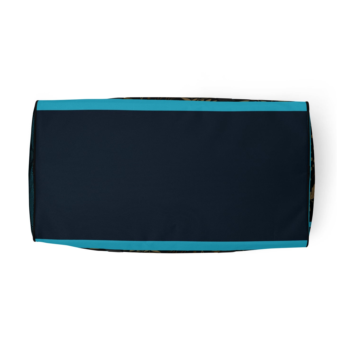 Dark Brown Fall Flowers Duffle bag