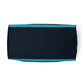 Dark Brown -Blue Flowers Duffle Bag