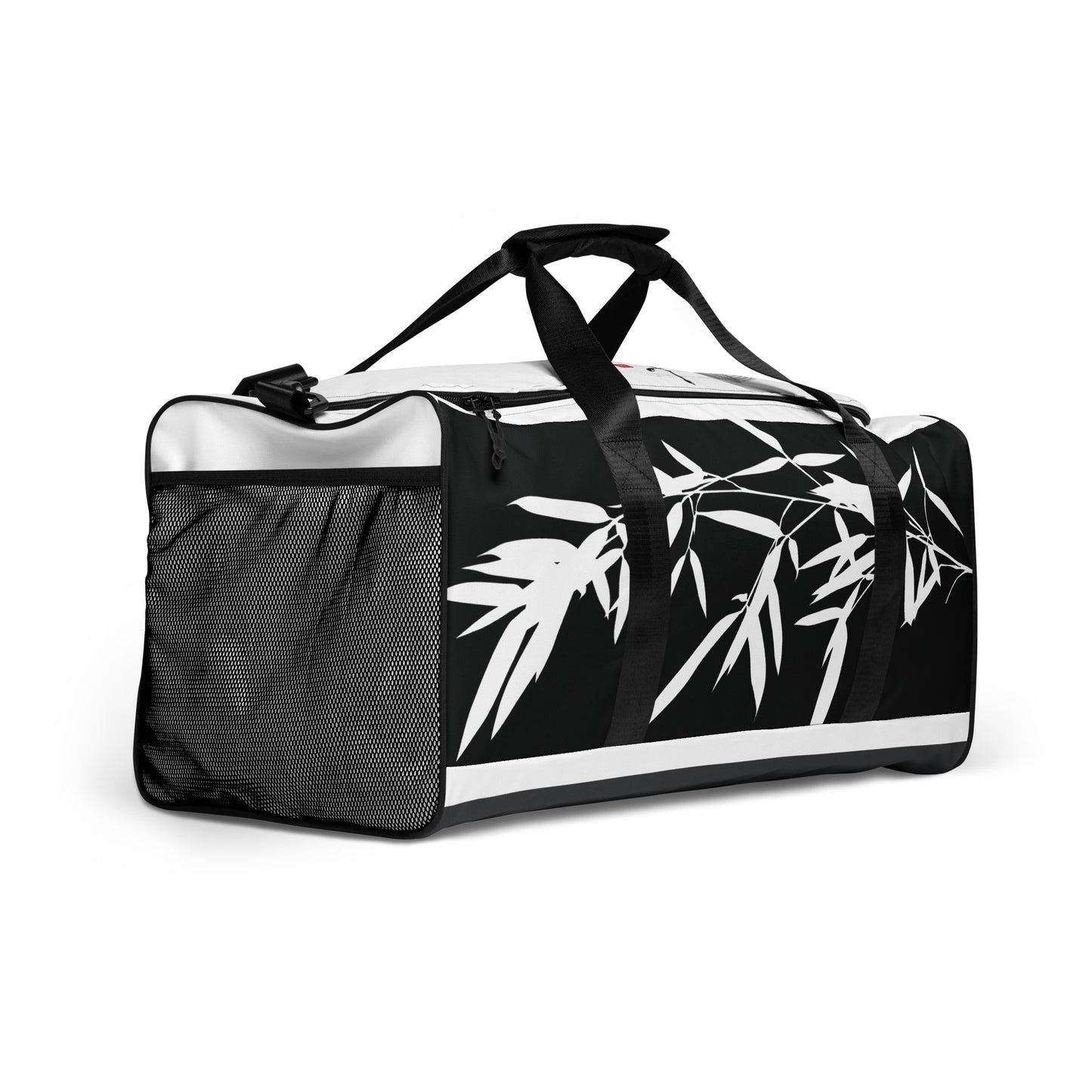 Bamboo and Crane Duffle bag