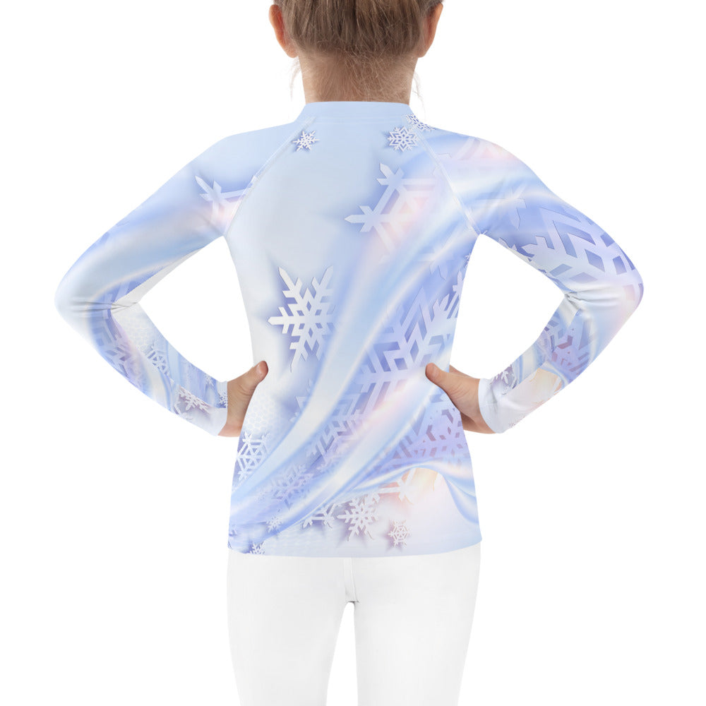 Snowflakes Kids Rash Guard