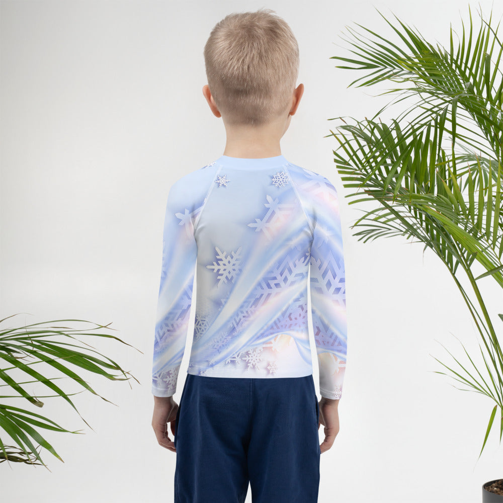 Snowflakes Kids Rash Guard