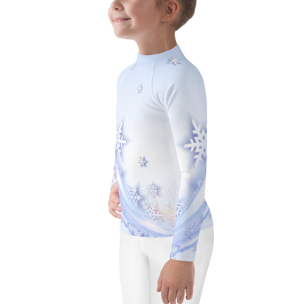 Snowflakes Kids Rash Guard