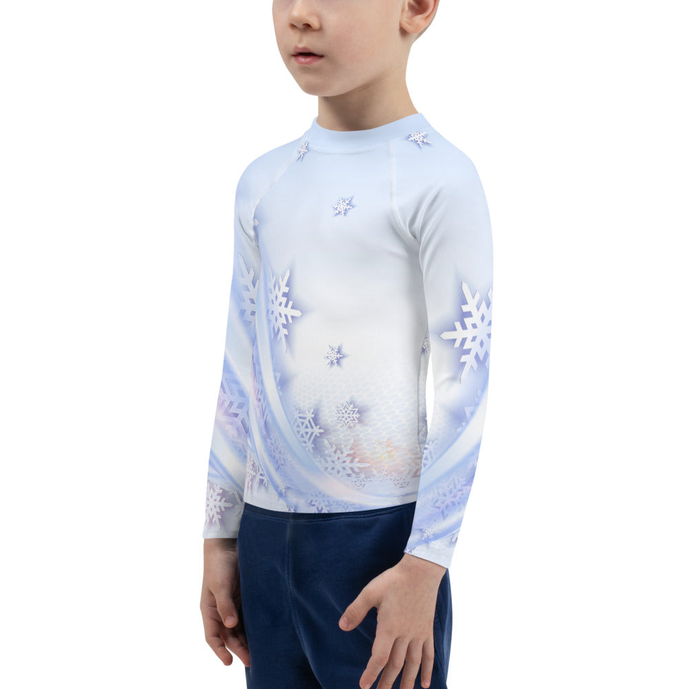 Snowflakes Kids Rash Guard
