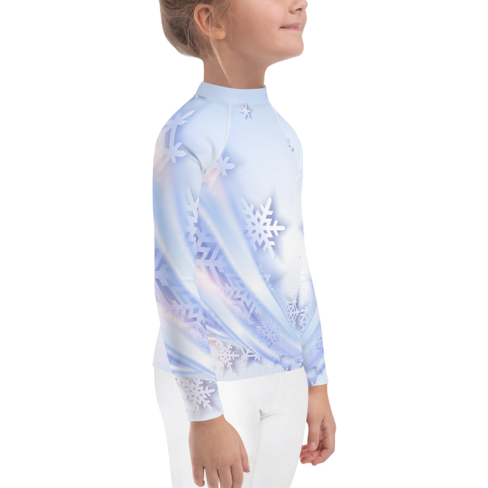 Snowflakes Kids Rash Guard