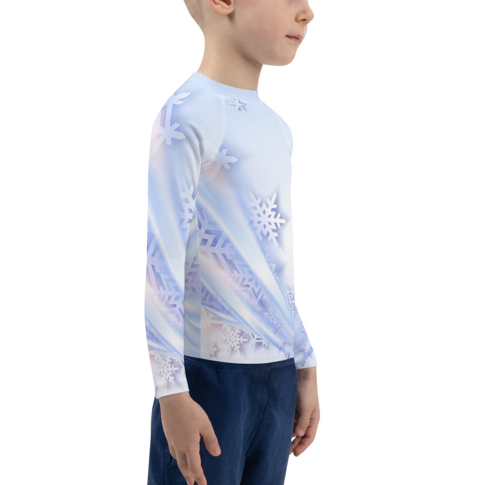 Snowflakes Kids Rash Guard