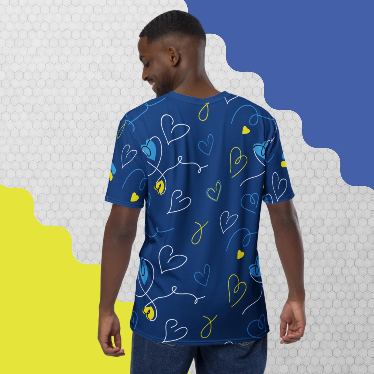 Ukraine Hearts 3 Men's t-shirt