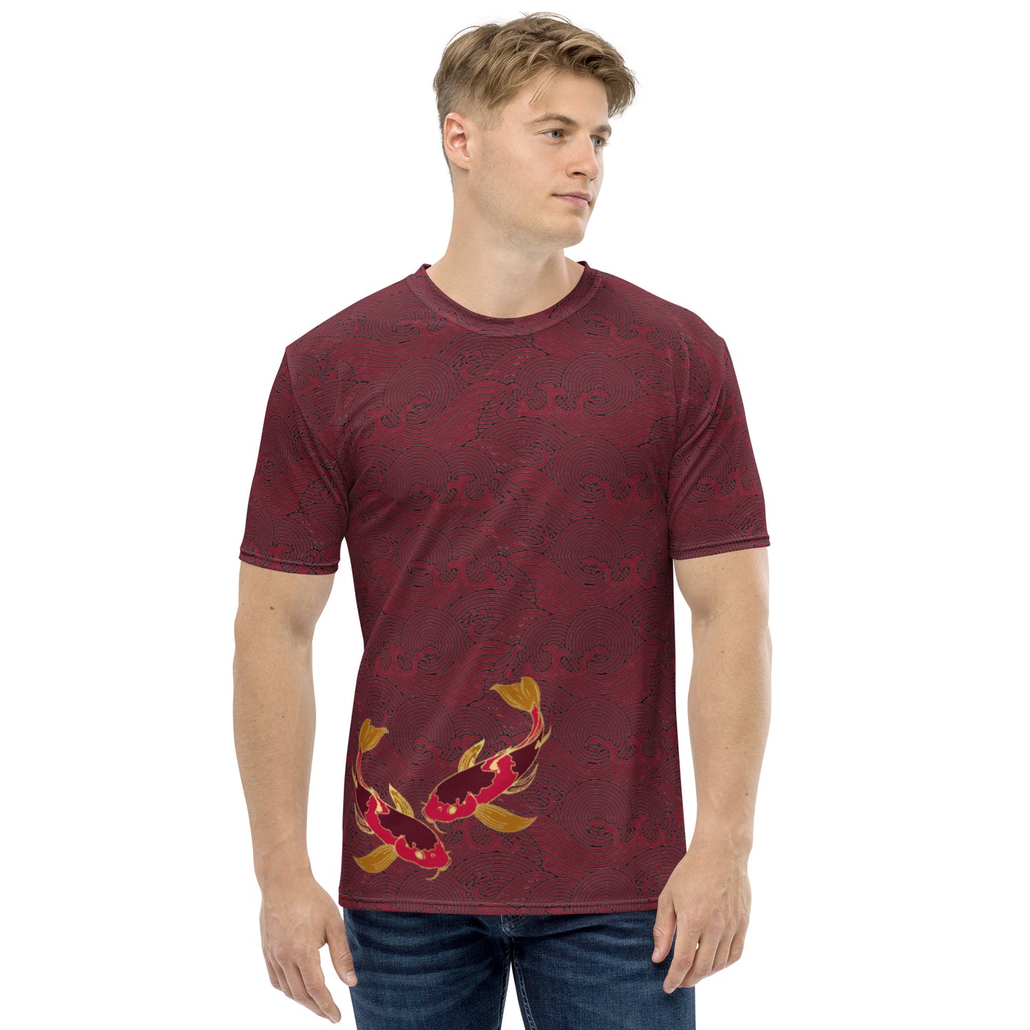 Koi Dark Red Men's t-shirt