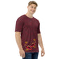 Koi Dark Red Men's t-shirt