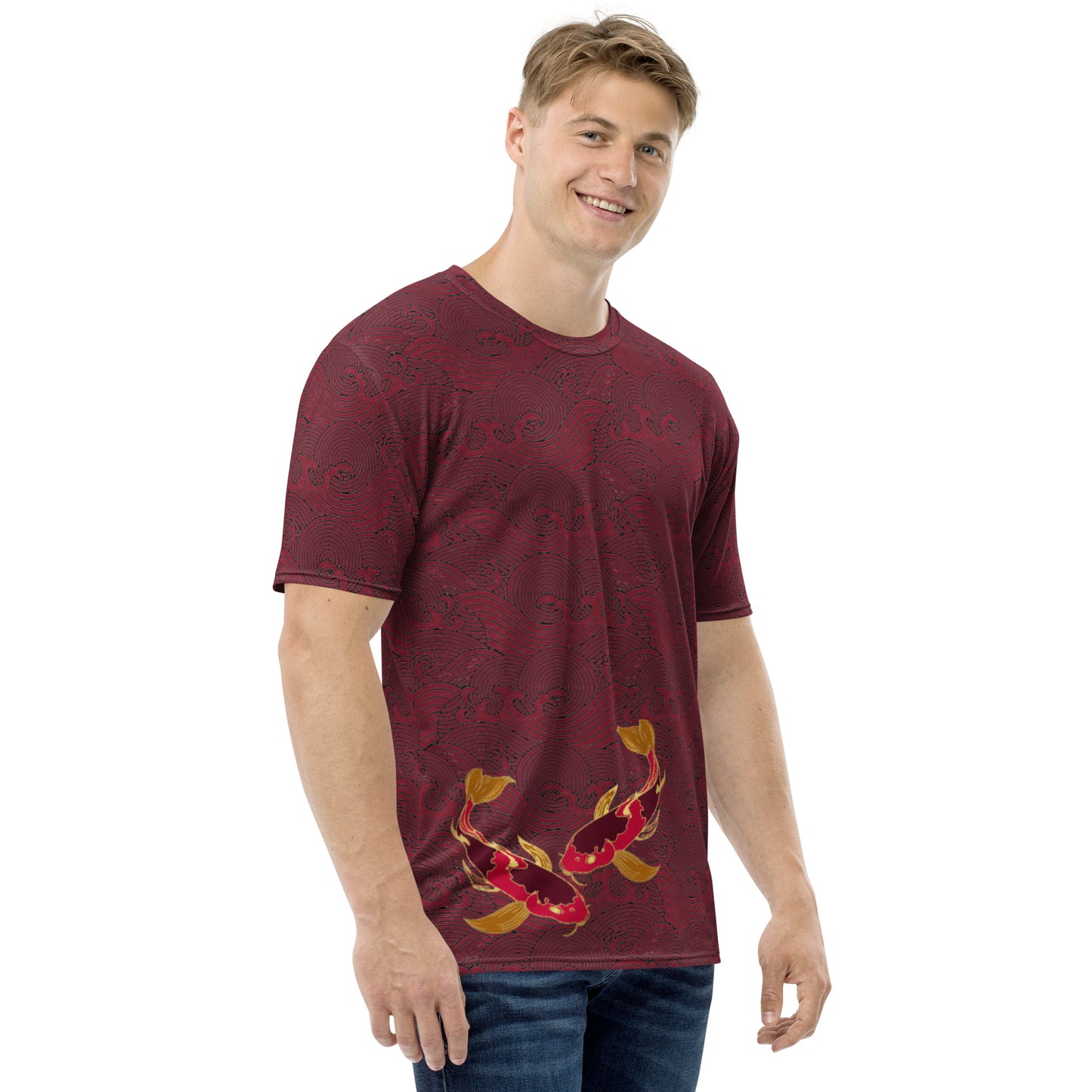 Koi Dark Red Men's t-shirt