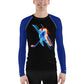 Dark Blue Hockey Men's Rash Guard