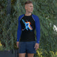 Dark Blue Hockey Men's Rash Guard