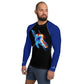 Dark Blue Hockey Men's Rash Guard