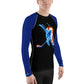 Dark Blue Hockey Men's Rash Guard