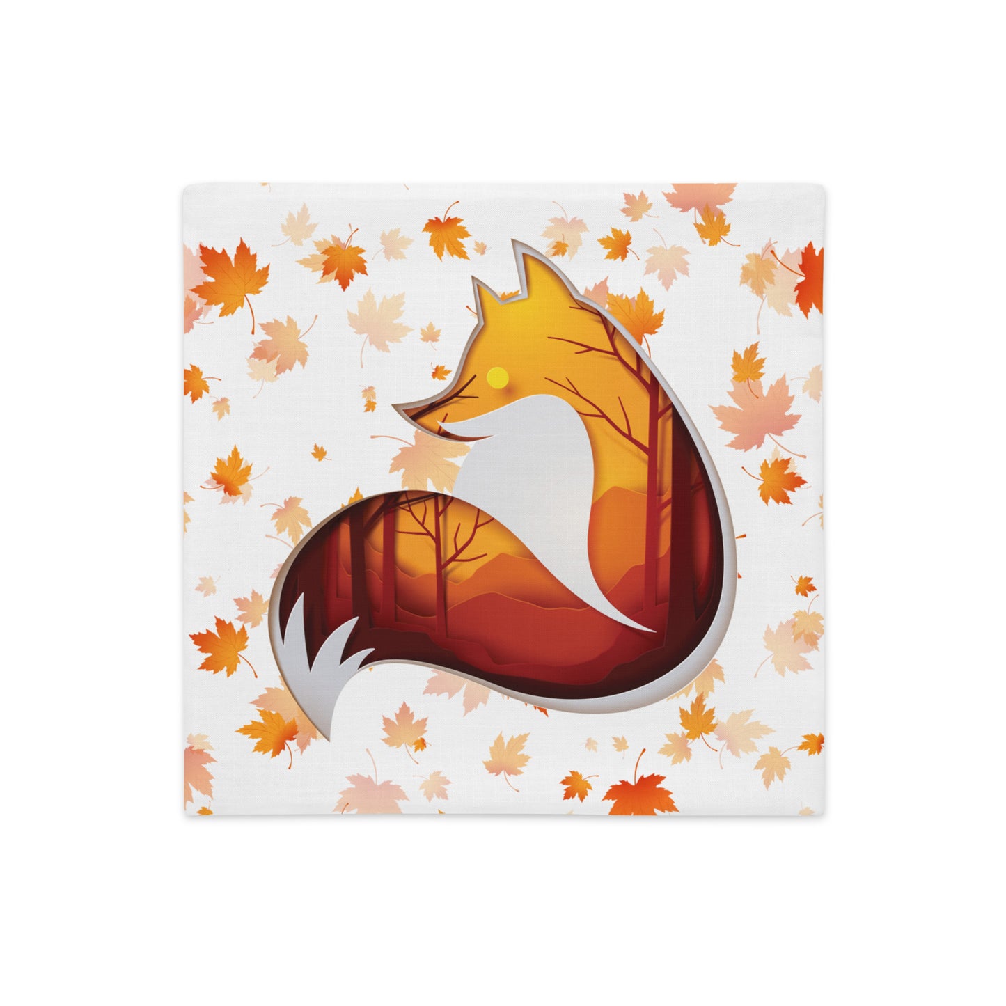 Autumn Fox Premium Pillow Case 18" x 18"