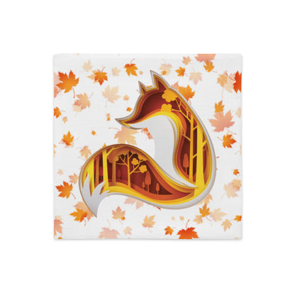 Autumn Fox Premium Pillow Case 18" x 18"