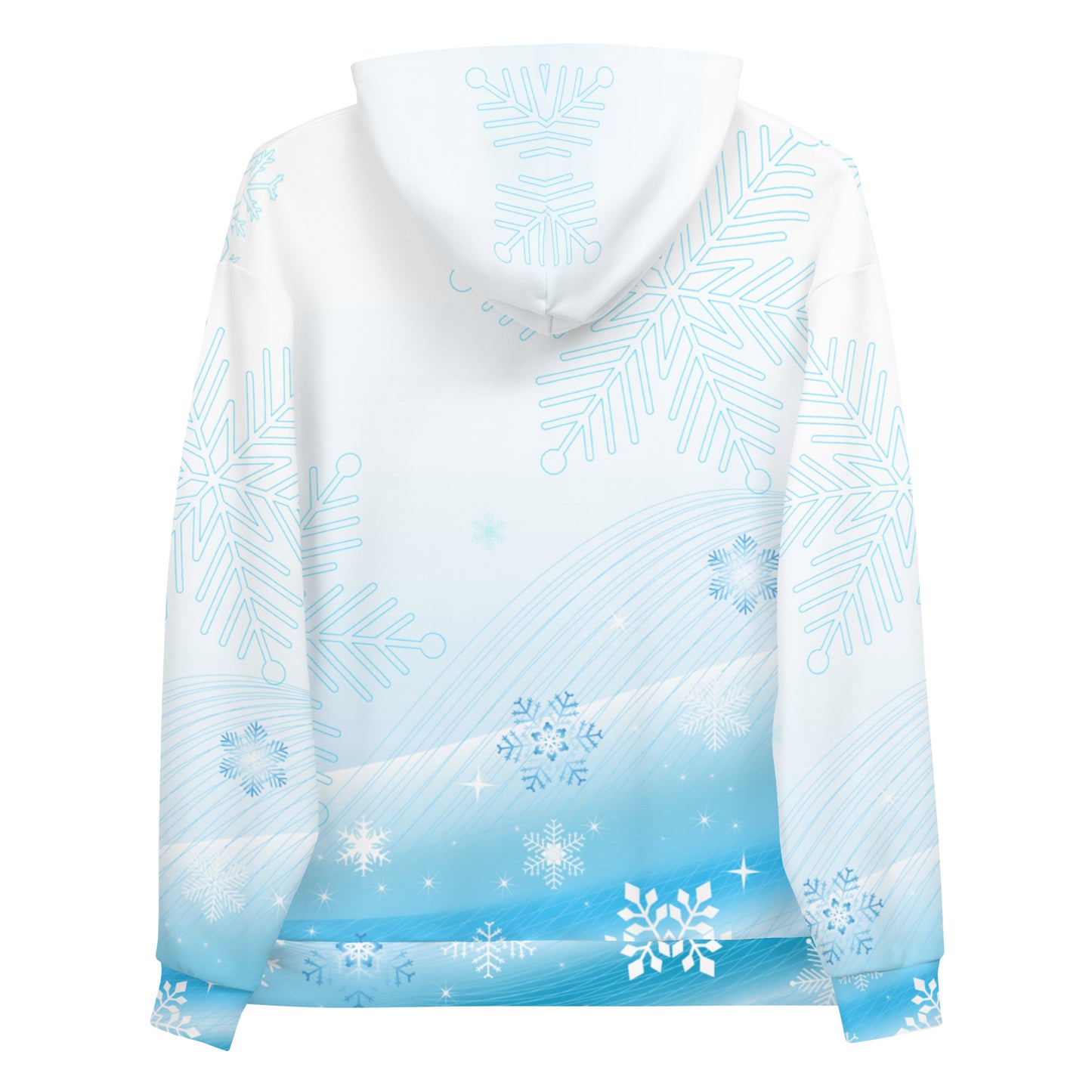 Blue Winter Fox Unisex Hoodie