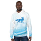 Blue Winter Fox Unisex Hoodie