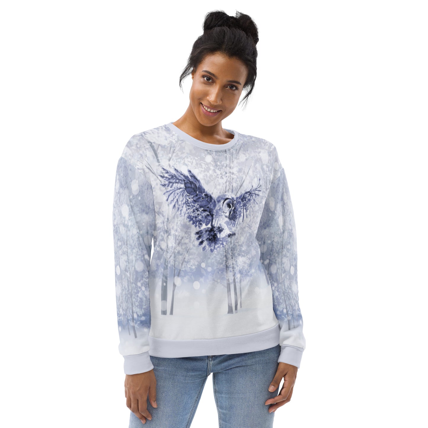 Winter Owl Women Sweatshirt