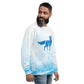 Blue Winter Fox Unisex Sweatshirt