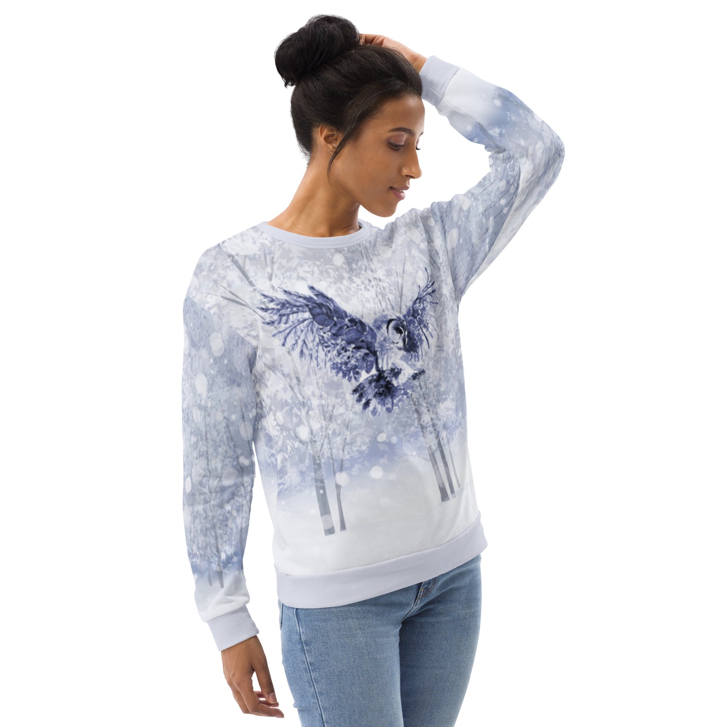 Winter Owl Women Sweatshirt