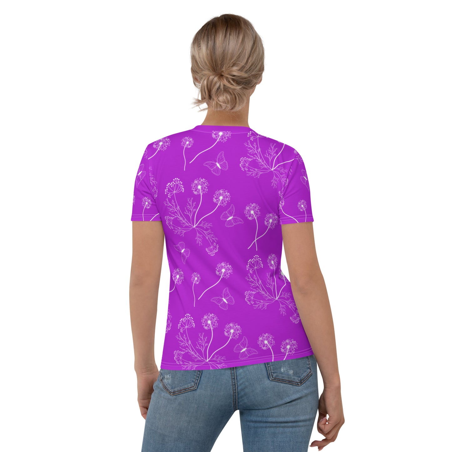 Purple Dandelions Women's T-shirt