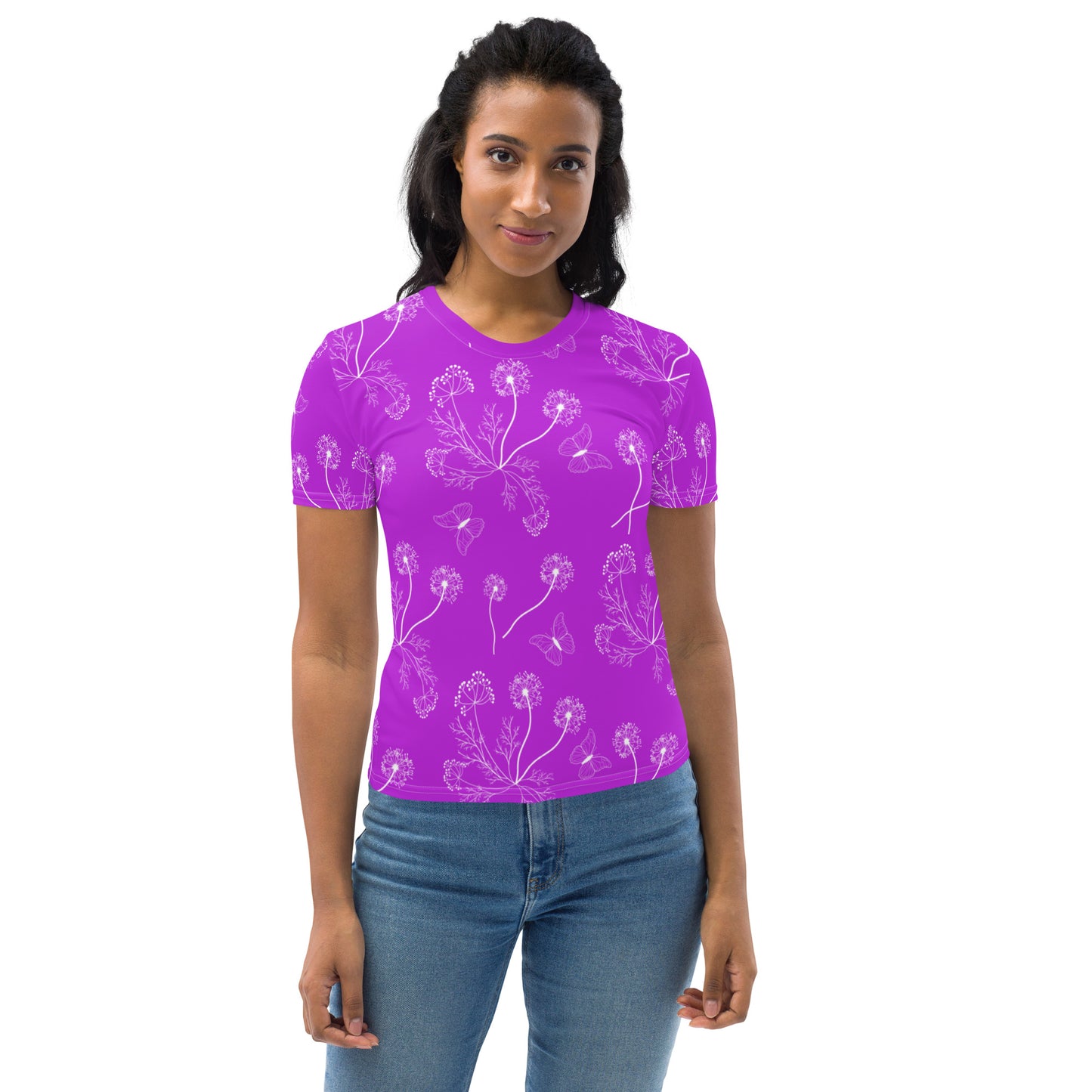 Purple Dandelions Women's T-shirt