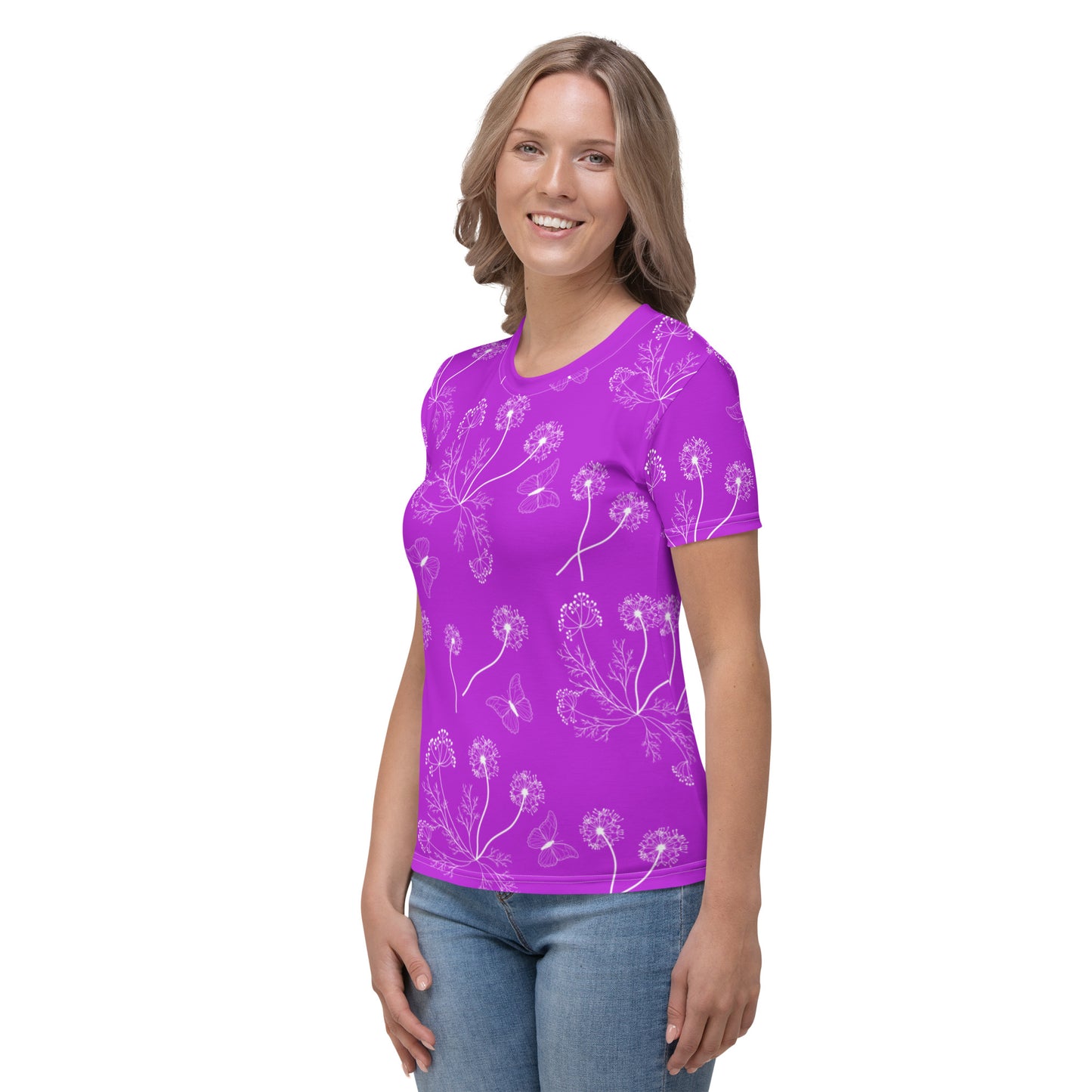 Purple Dandelions Women's T-shirt