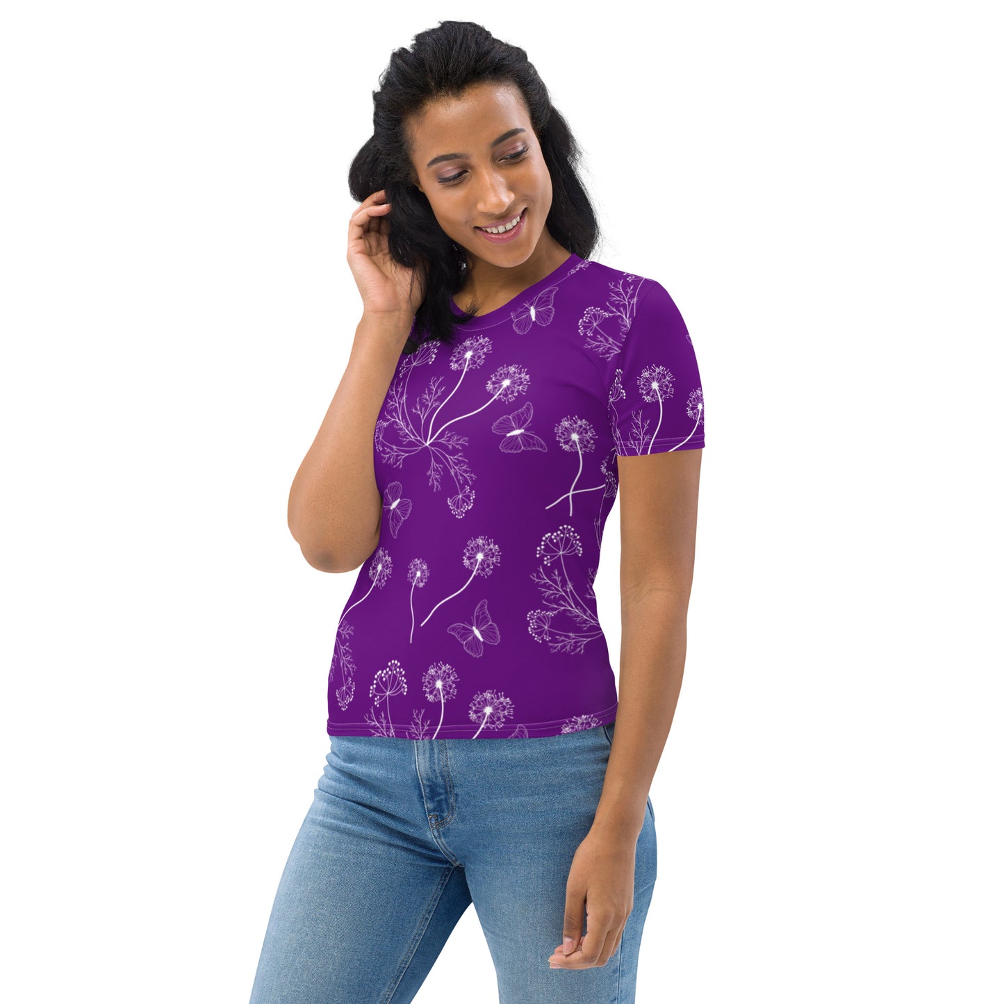 Purple Dandelions 2 Women's T-shirt