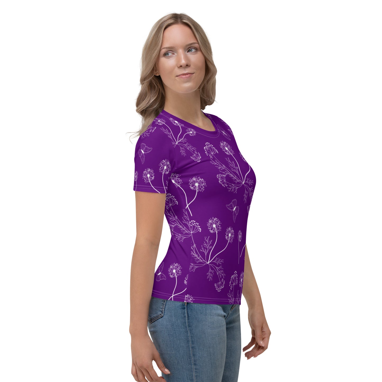 Purple Dandelions 2 Women's T-shirt