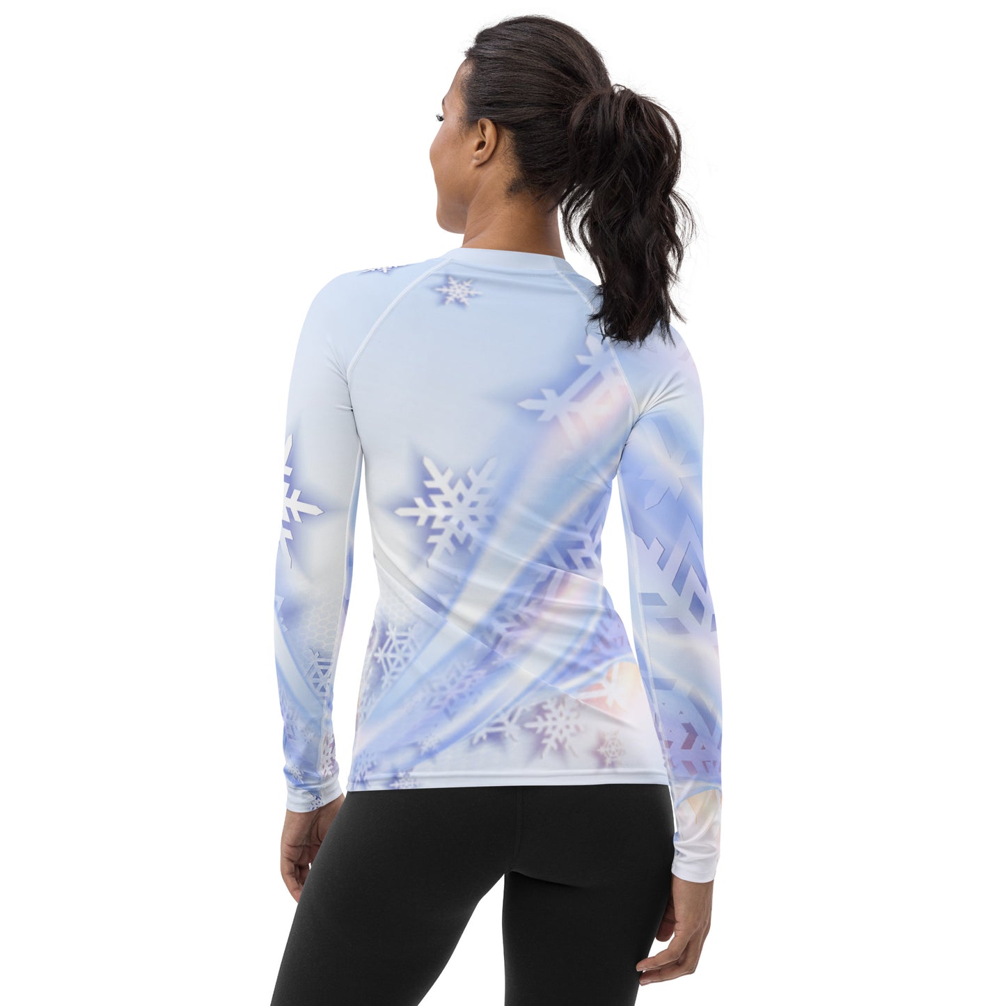 Snowflakes Women's Rash Guard