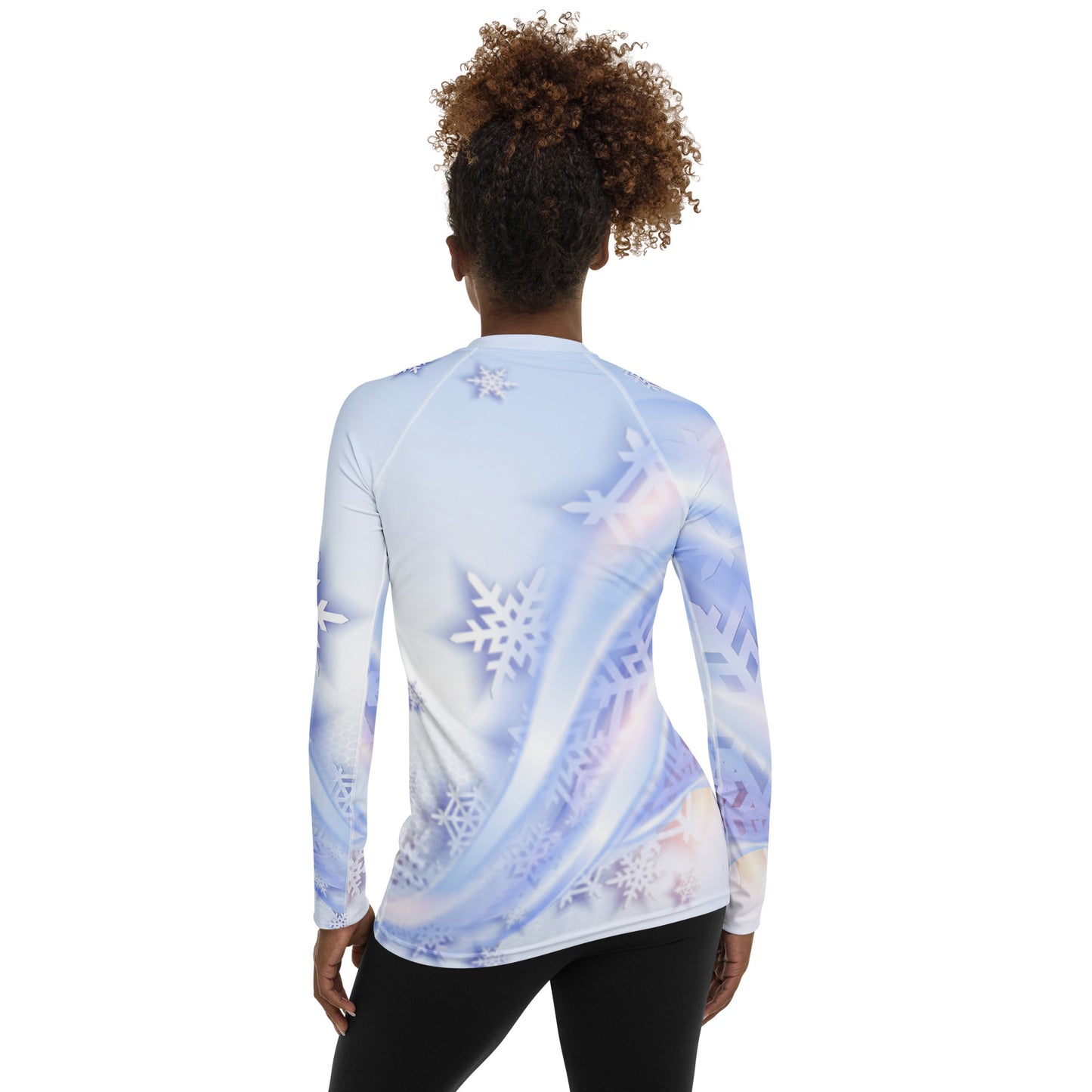 Snowflakes Women's Rash Guard