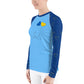Ukraine Hearts Women's Rash Guard
