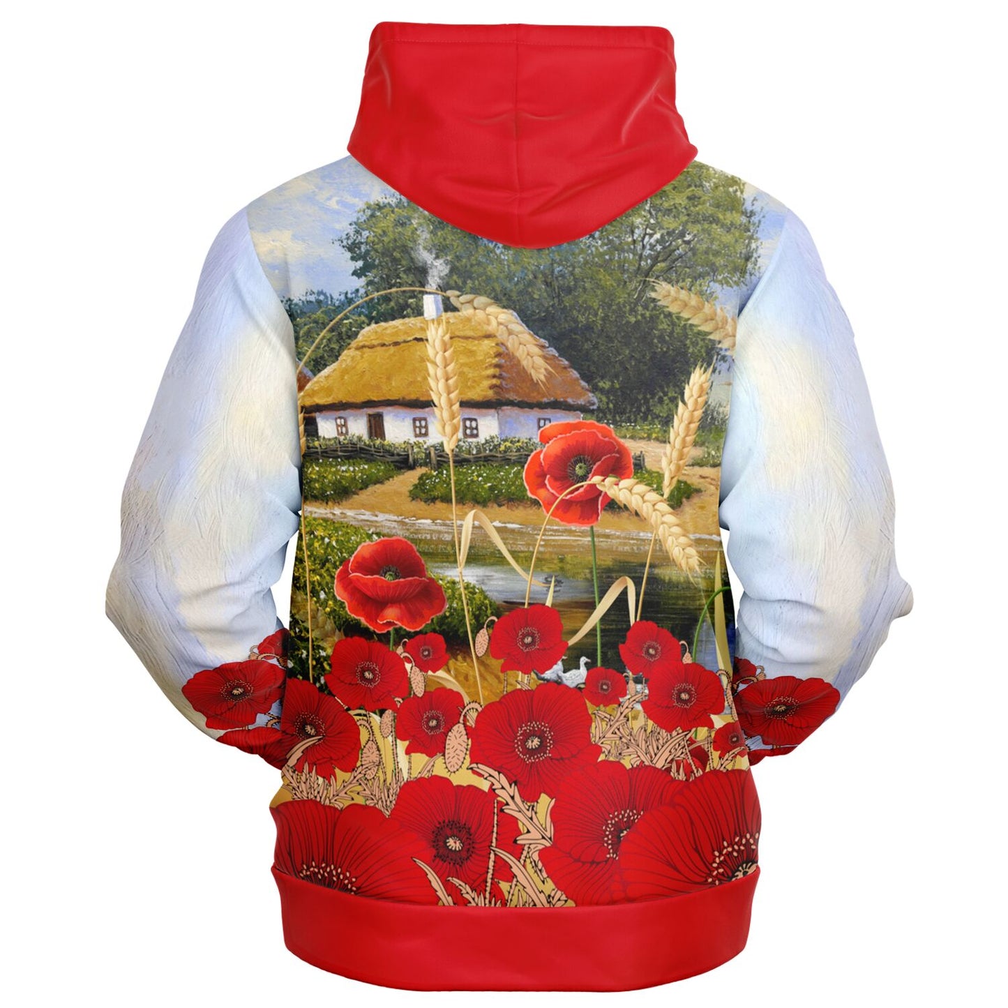 Ukraine Summer Village Zip Hoodie Unisex