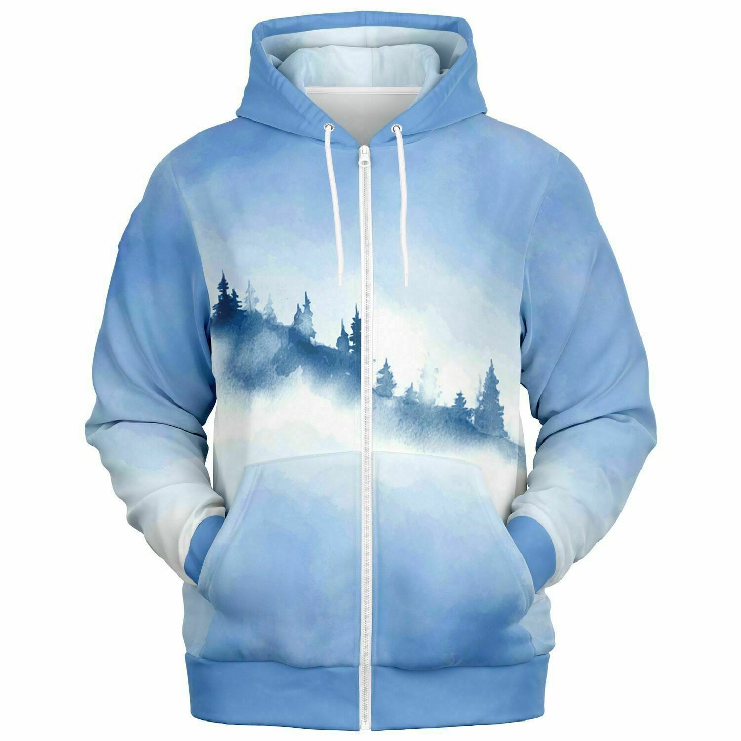 Blue Mountains Zip Hoodie Unisex