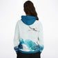 Waves & Cranes Pullover Hoodie Unisex (3 variants)