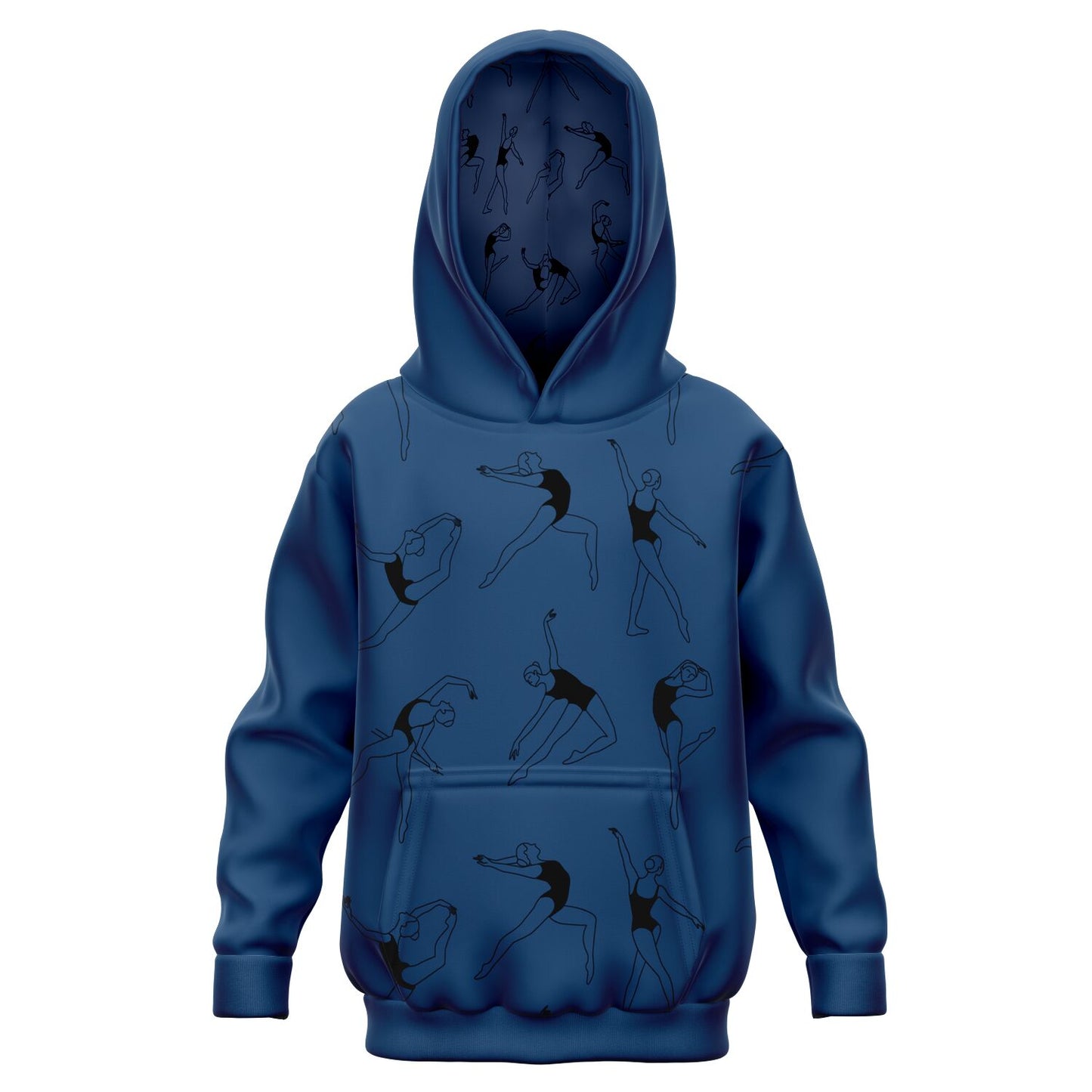 Blue Gymnastics Kids Hoodie