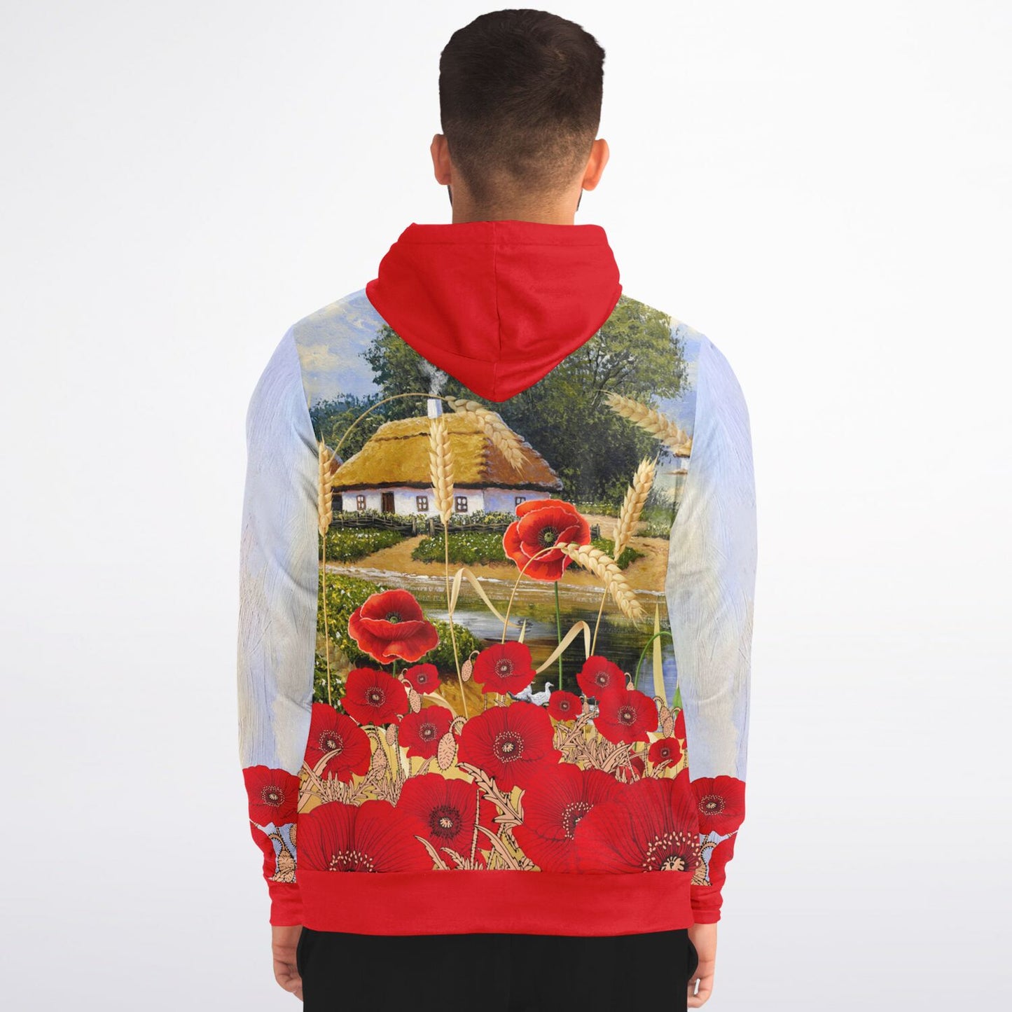 Ukraine Summer Village Zip Hoodie Unisex