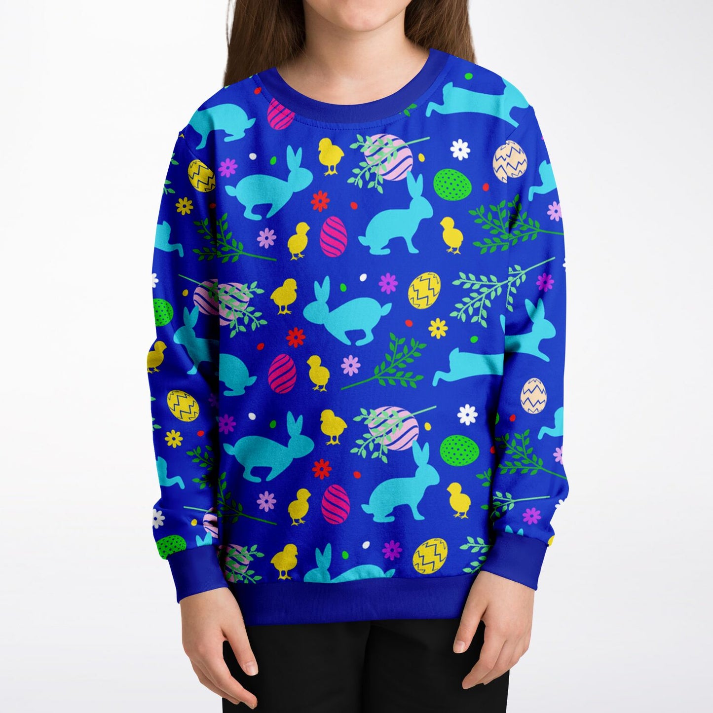 Easter Bunnies Kids Sweatshirt (2 colors)