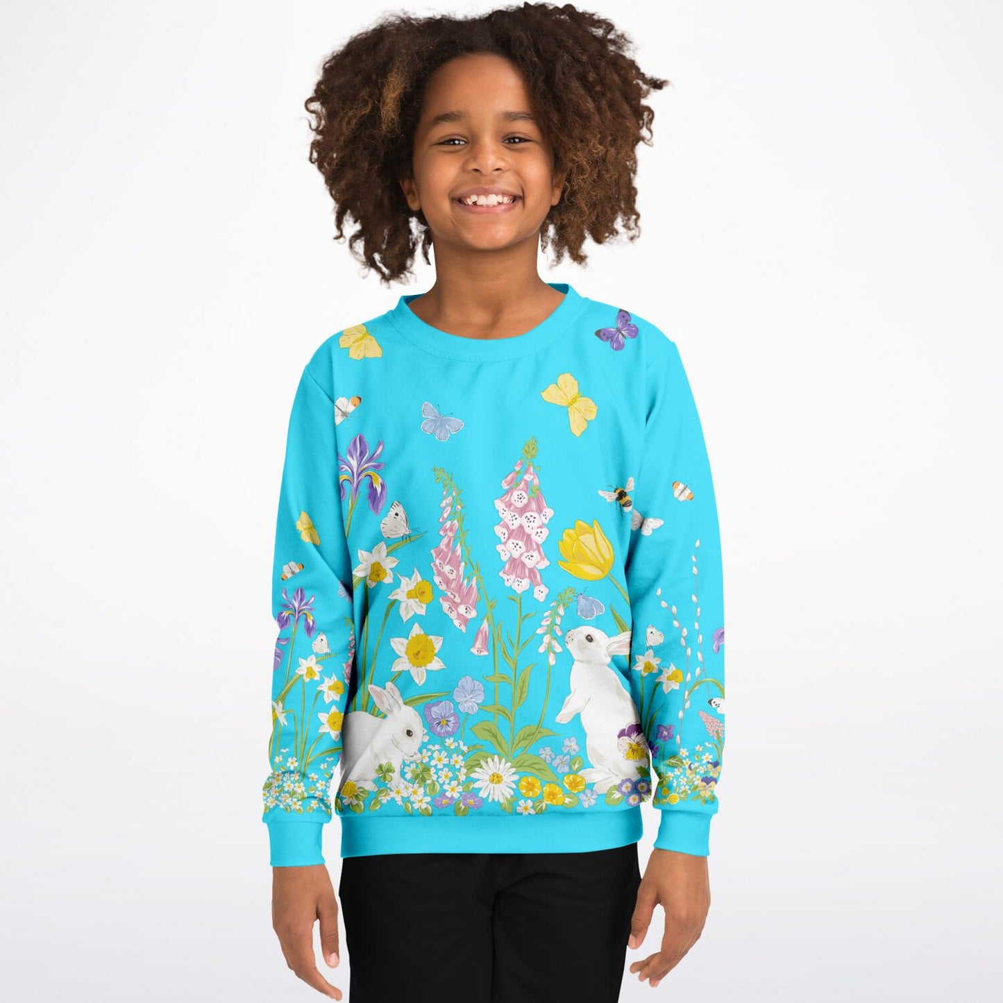 Spring Bunnies Kids Sweatshirt (3 variants)