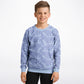 Waves Kids Poly Sweatshirt Light Blue