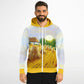 Ukraine Summer Village Zip Hoodie