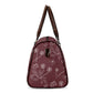 Dandelions Brow Red Travel Handbag (Small and Medium)