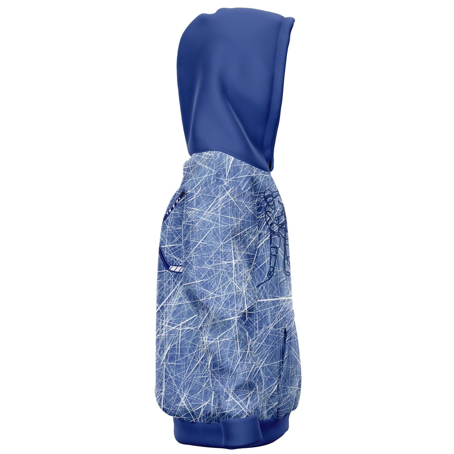 Blue Ice Hockey Kids Hoodie