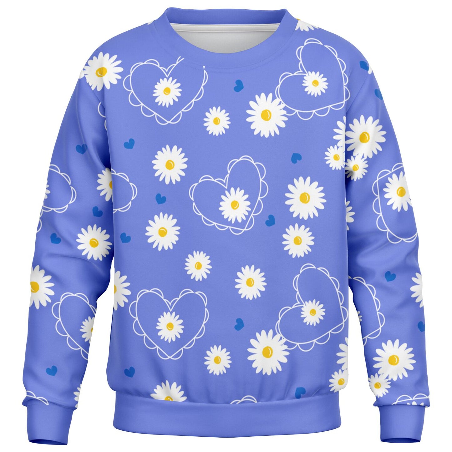 Daisies and Hearts Kids Sweatshirt